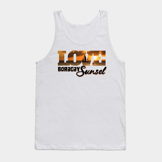 Boracay sunset Tank Top by AlGenius